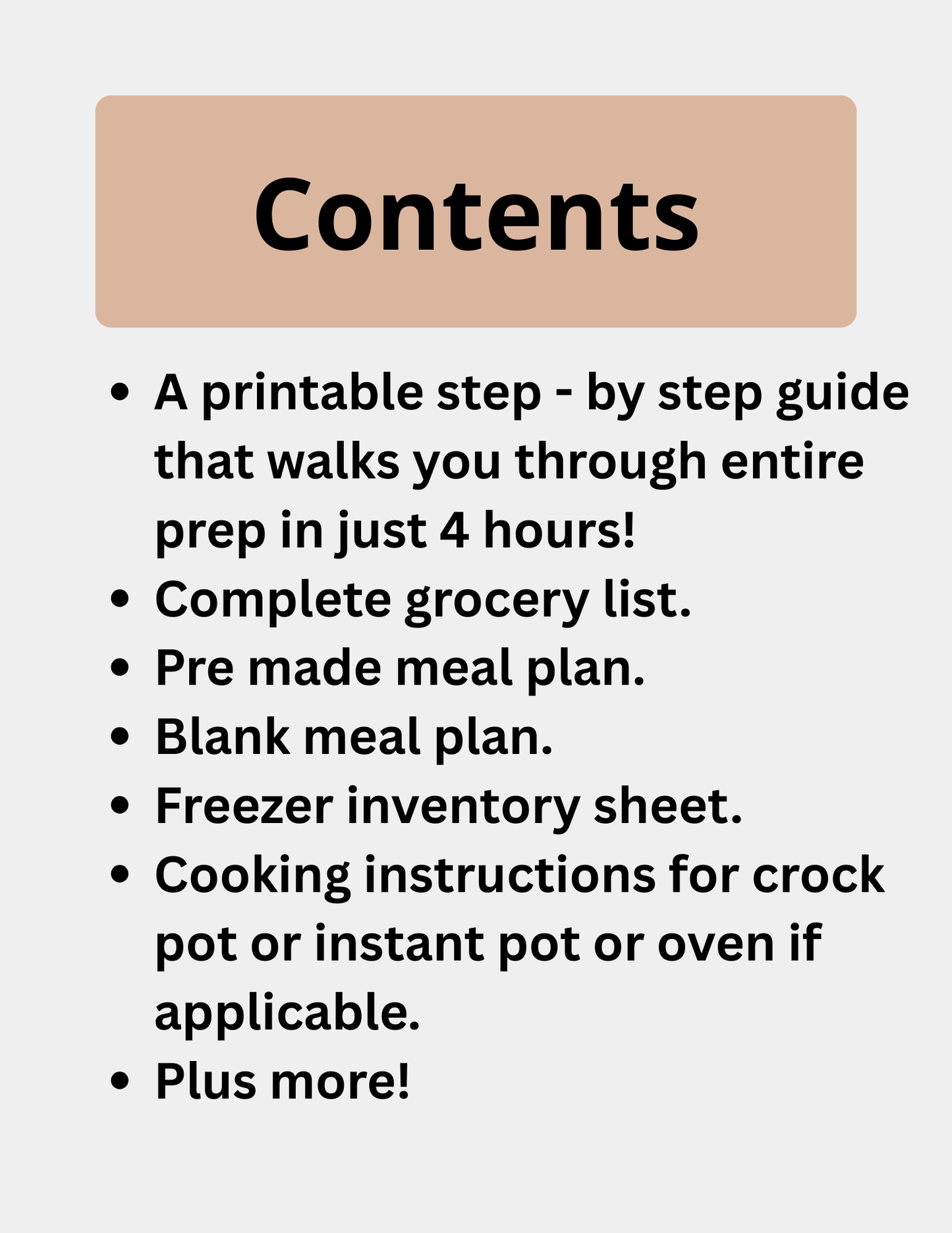 Fall Freezer Meal Prep Guide (download)