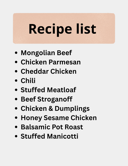 Fall Freezer Meal Prep Guide (download)