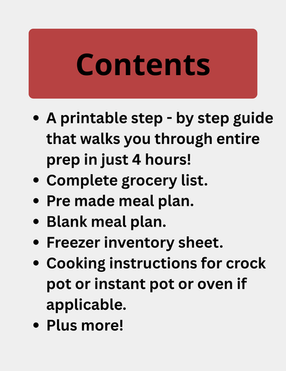 Winter Freezer Meal Prep Guide (download)